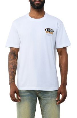 True Religion True Religion Stacked Logo Cotton Graphic T-Shirt