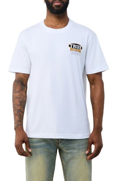 True Religion True Religion Stacked Logo Cotton Graphic T-Shirt