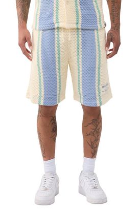 True Religion True Religion Stripe Knit Shorts