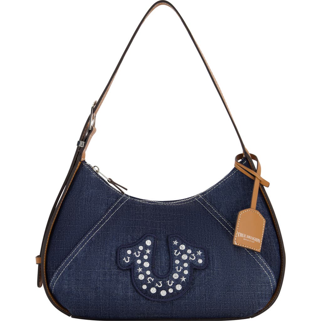 True Religion True Religion Strudded Logo Denim Hobo 
