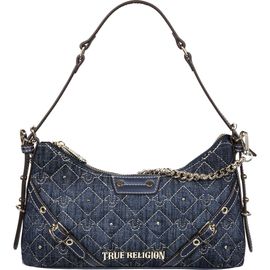True Religion True Religion Studded Denim Chain Shoulder Bag