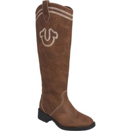 True Religion True Religion Sza Logo Knee High Cowboy Boot