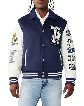 True Religion True Religion Varsity Wool Logo Patch Jacket