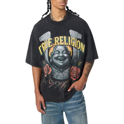 True Religion True Religion Washed Oversized Graphic T-shirt