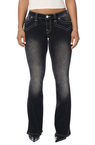 True Religion True Religion Western Joey Low Rise Flare Jeans