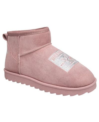 True Religion True Religion Zara Faux Suede Patch Logo Boot