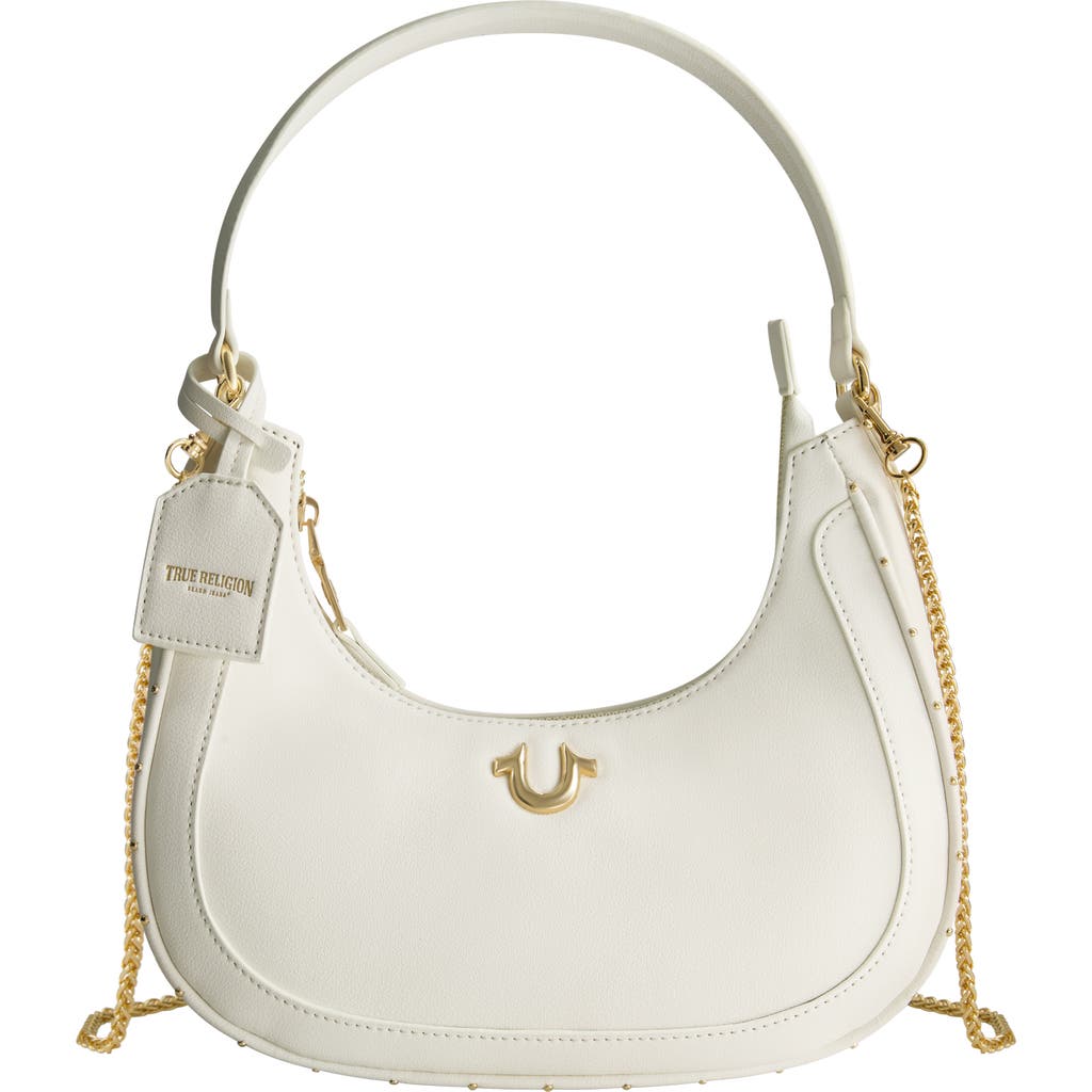 True Religion True Religion Zip Top Crescent Hobo Bag