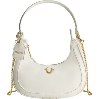 True Religion True Religion Zip Top Crescent Hobo Bag