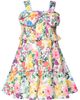Truly Me Truly Me Kids' Bow Print Tiered Dress - 1