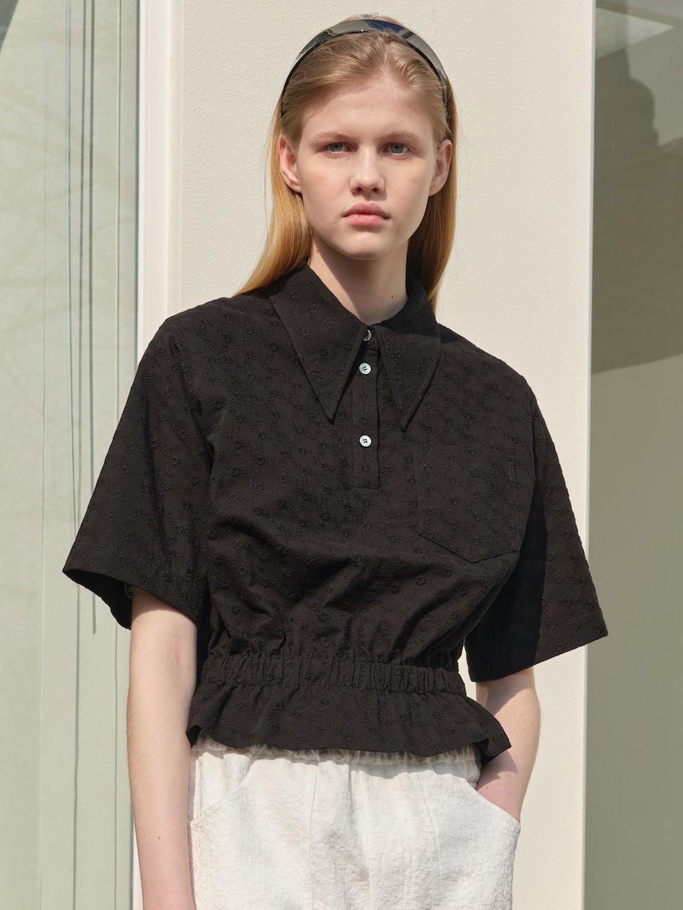 TRWA Natasha Short-Sleeved Shirt (BLACK)