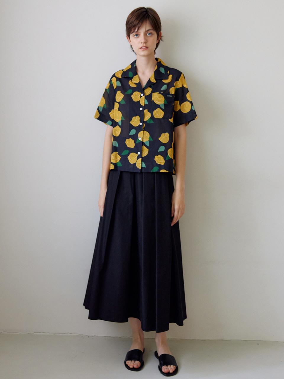 TRWA Pascal Rose Shirt_Black