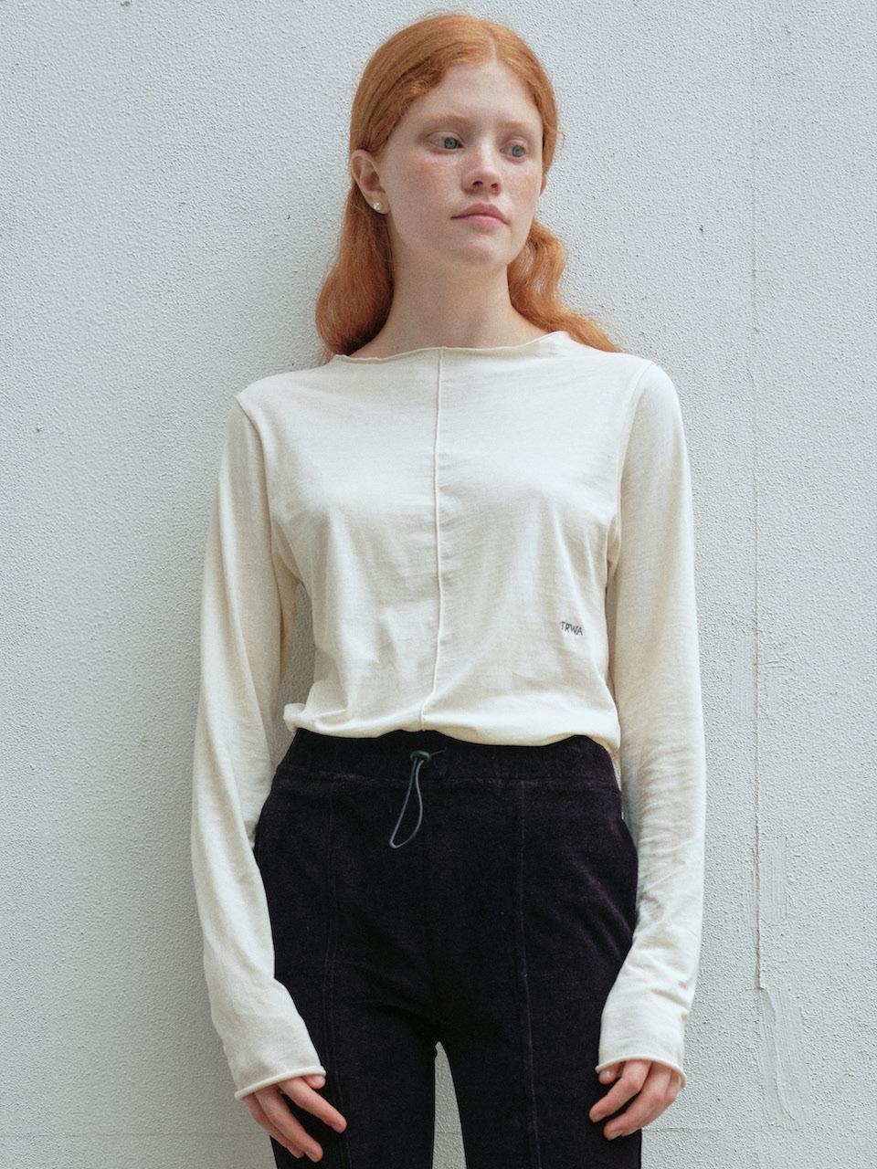 TRWA Slim Long Sleeve T-shirt (BEIGE)