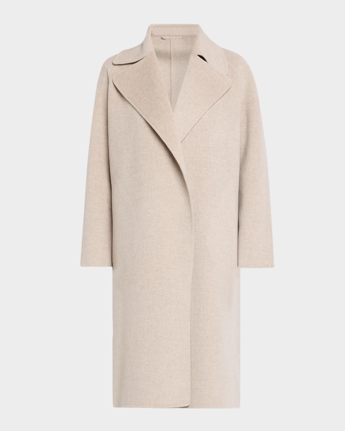 TSE Cashmere Double-Faced Cashmere Long Wrap Coat