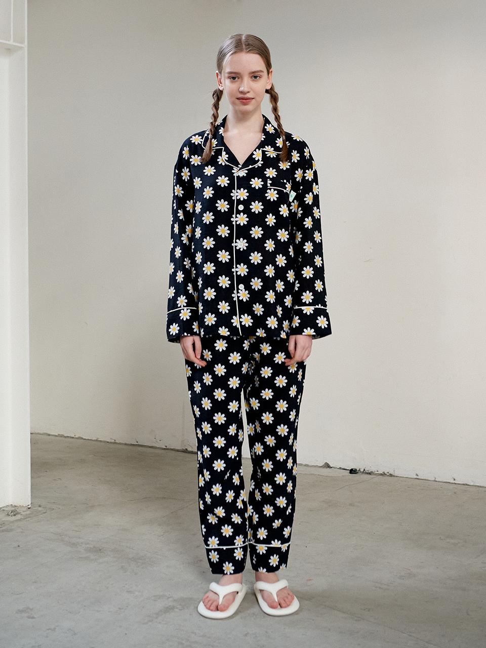 TSH Daisy Viscos rayon Pajama Set - For Women