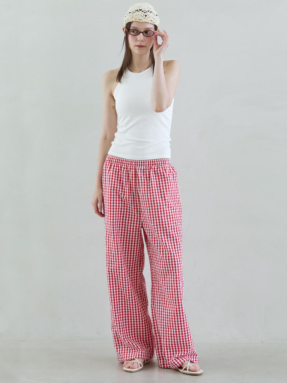 TSH In & Out Check Pants 4 colors