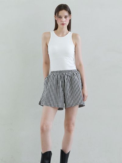 TSH In & Out Check Shorts 4 colors