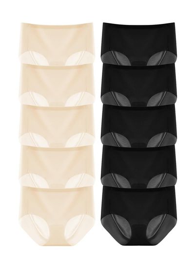 TSH OurSkin Light Panties 10P - Skin 5P Black 5P