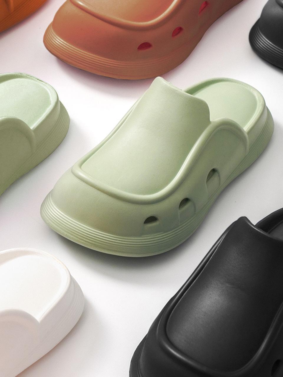 TSH Square Clog Waterproof Slippers