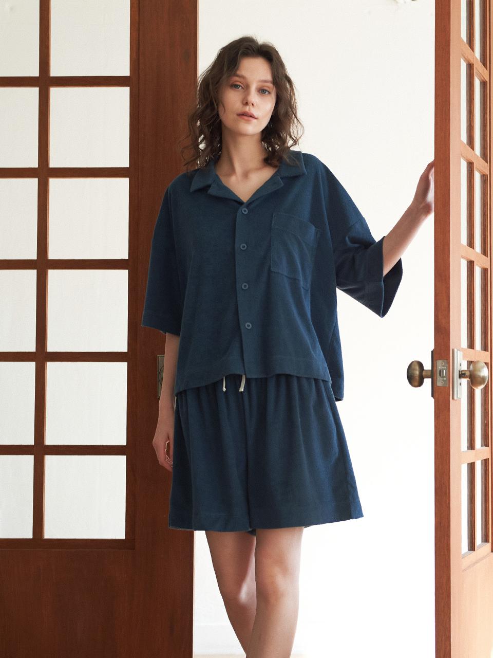 TSH Terry Crop Pajama Set 2 colors