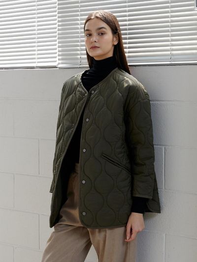 TSH Wave Oversized Fit Jacket - Khaki