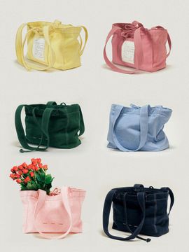 TU ET TOI Vintage Reversible Canvas Shoulder Bag