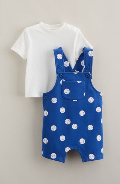 Tucker + Tate Tucker + Tate Baseball Print Short Overalls & T-Shirt Set