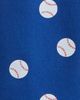 Tucker + Tate Tucker + Tate Baseball Print Short Overalls & T-Shirt Set - 4