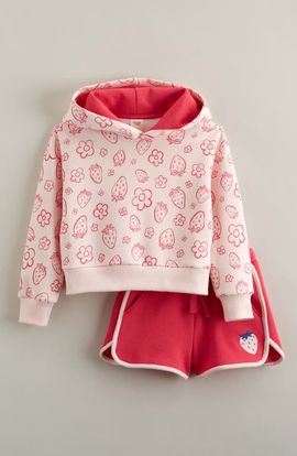 Tucker + Tate Tucker + Tate Kids' Cotton Blend Fleece Hoodie & Shorts Set