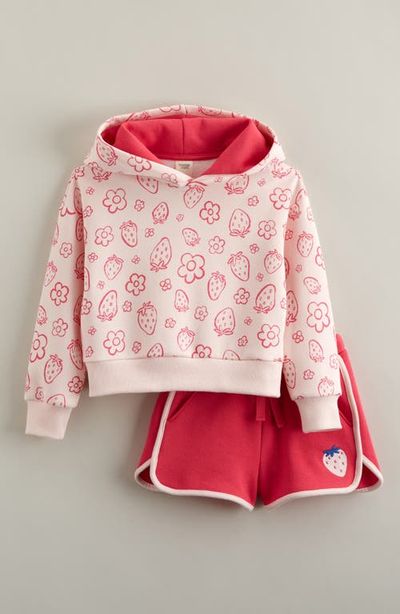 Tucker + Tate Tucker + Tate Kids' Cotton Blend Fleece Hoodie & Shorts Set