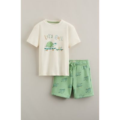 Tucker + Tate Tucker + Tate Kids' Graphic T-Shirt & Shorts Set