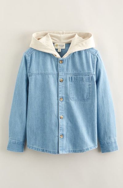 Tucker + Tate Tucker + Tate Kids' Hooded Button-Up Chambray Shirt