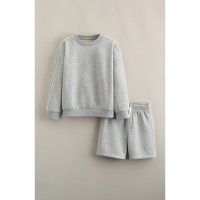 Tucker + Tate Tucker + Tate Kids' Piped Sweatshirt & Shorts Set