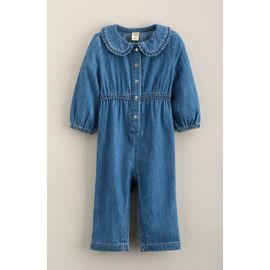 Tucker + Tate Tucker + Tate Kids' Ruffle Collar Denim Romper