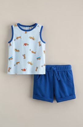 Tucker + Tate Tucker + Tate Print Tank & Shorts Set