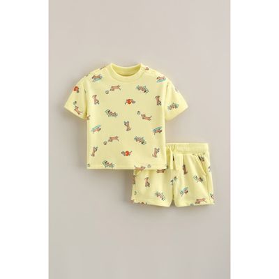 Tucker + Tate Tucker + Tate Terry Graphic T-Shirt & Shorts Set