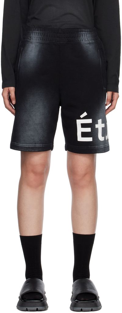 Études Études SSENSE Exclusive Black Tempera Shorts
