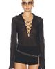 Tularosa Tularosa Carlotta Lace Up Top - 1