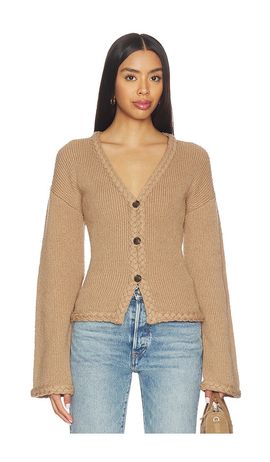 Tularosa Tularosa Della Braided Detail Cardigan