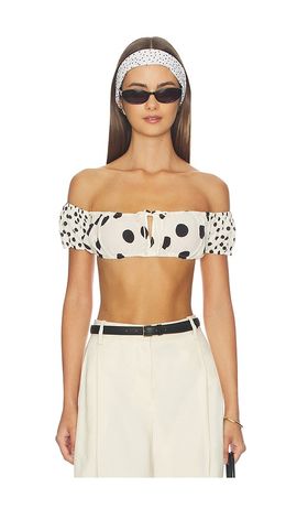 white christmas dresses Danica Crochet Midi Dress main image 1
