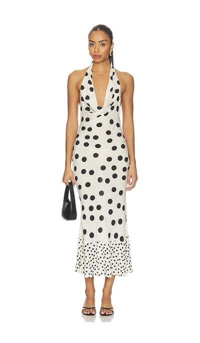 Tularosa Tularosa Elma Cowl Neck Dress