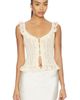 Tularosa Tularosa Leyla Pointelle Ruffle Top - 1
