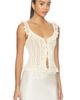 Tularosa Tularosa Leyla Pointelle Ruffle Top - 2
