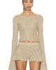 Tularosa Tularosa Zaylee Boat Neck Open Stitch Sweater - 1