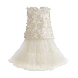Tulleen Tulleen Amorette Floral Applique Top and Dress Set