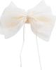 Tulleen Tulleen Chiffon Bow Claw Clip With Rhinestone Center - 1
