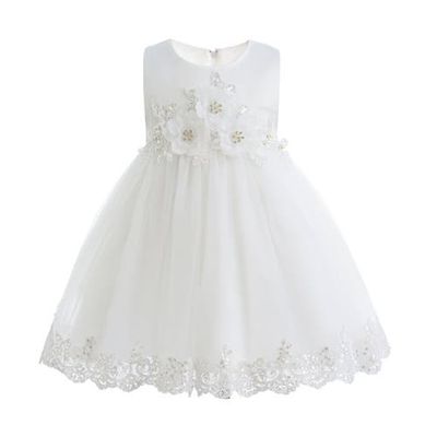 Tulleen Tulleen Embroidered Blooming Bow Dress