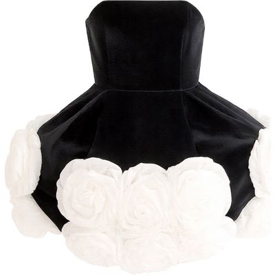 Tulleen Tulleen Floral Strapless Dress