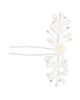 Tulleen Tulleen Girl's Rhinestone Pearl and Rose Hair Pin - 4