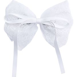 Tulleen Tulleen Layered Tulle & Satin Ribbon Hair Clip