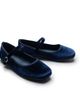 Tulleen Tulleen Michelle Satin Velvet Flats - 1